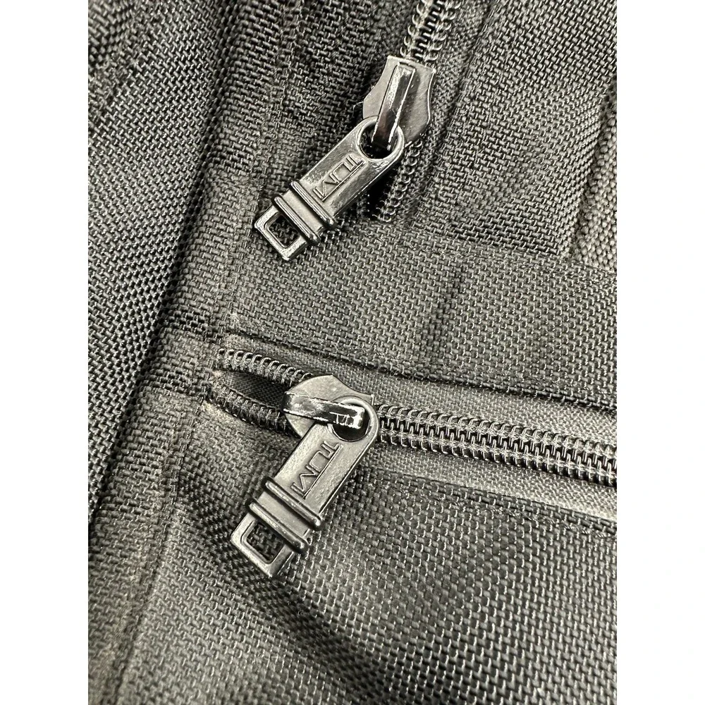 TUMI men's Black Briefcase Laptop Bag Nylon